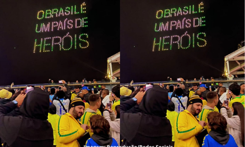 Além de Vini Jr. e Ancelotti: como o céu da Neo Química Arena iluminou os #HeróisdoBrasil