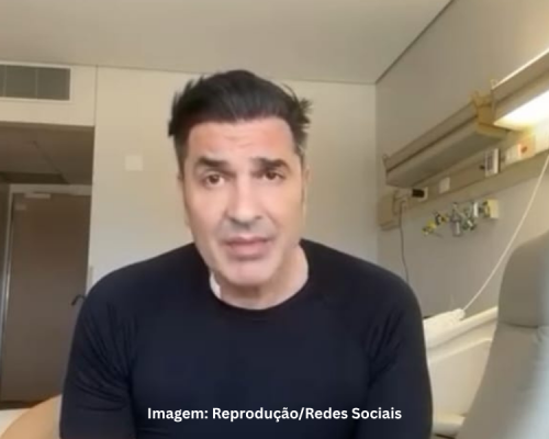 No hospital, Edu Guedes emociona com relato de cirurgia delicada