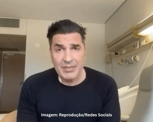No hospital, Edu Guedes emociona com relato de cirurgia delicada